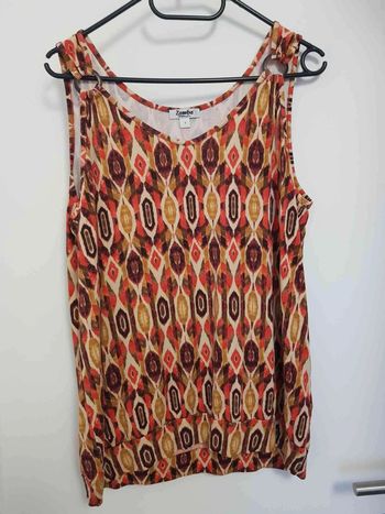Débardeur  zamba  coloré  taille  42