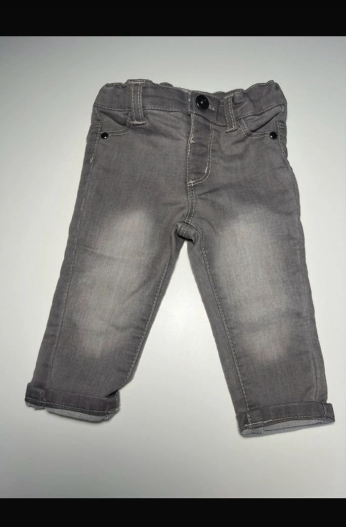 👖 Jean gris bébé garçon - photo numéro 2