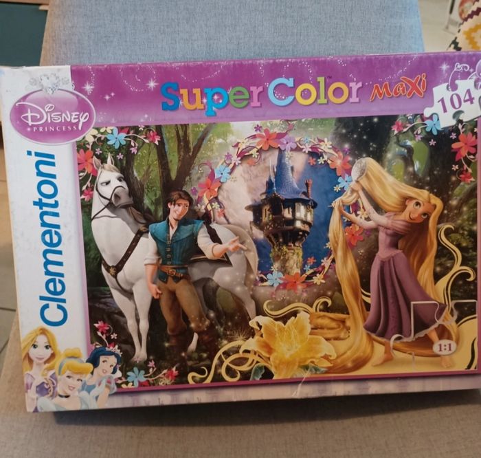 Puzzle 104 pieces raiponce de clementoni