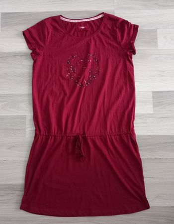 Chemise de nuit bordeaux avec motifs à manches courtes Etam taille 38