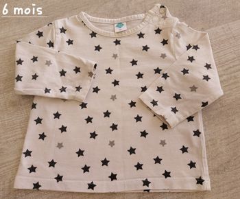 Maillot manches longues 6 mois