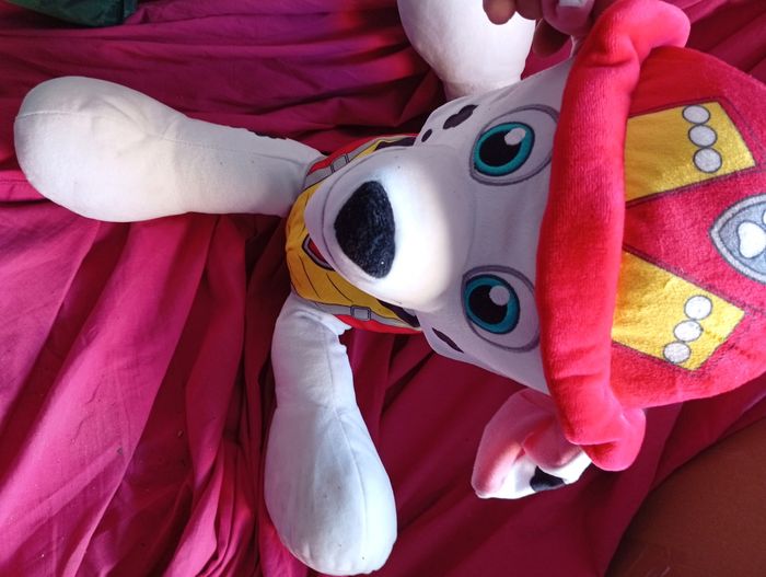 Grande peluche pat patrouille marcus - photo numéro 2