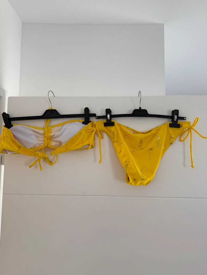 Maillot de bain bikini jaune plage Swimming trucks Traje de baño Costume da bagno neuf - photo numéro 3