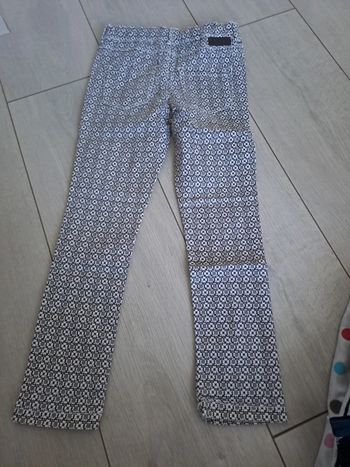 Jean pantalon skinny fille 6ans reglable