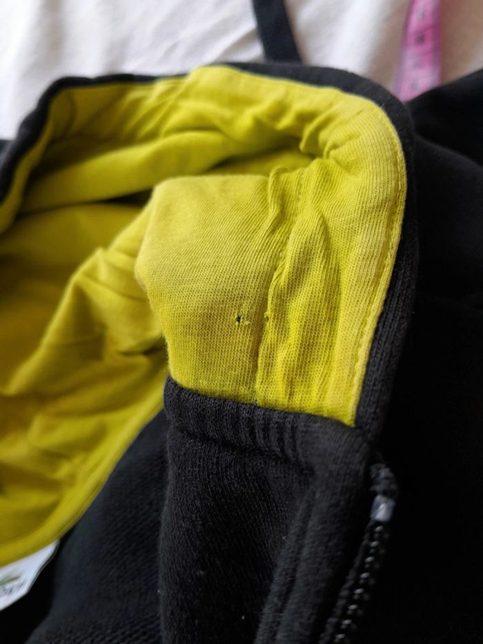 Vest sweat capuche fermeture Lacoste taille 6 - photo numéro 14
