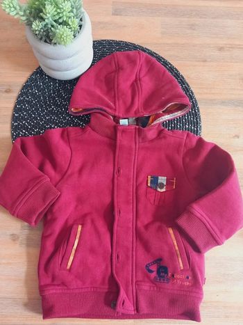 Veste rouge garçon Obaïbi – 18 mois (81 cm)