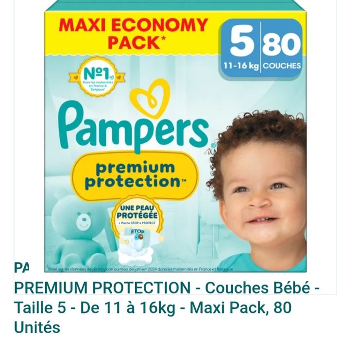 Couches x80 premium protection taille 5