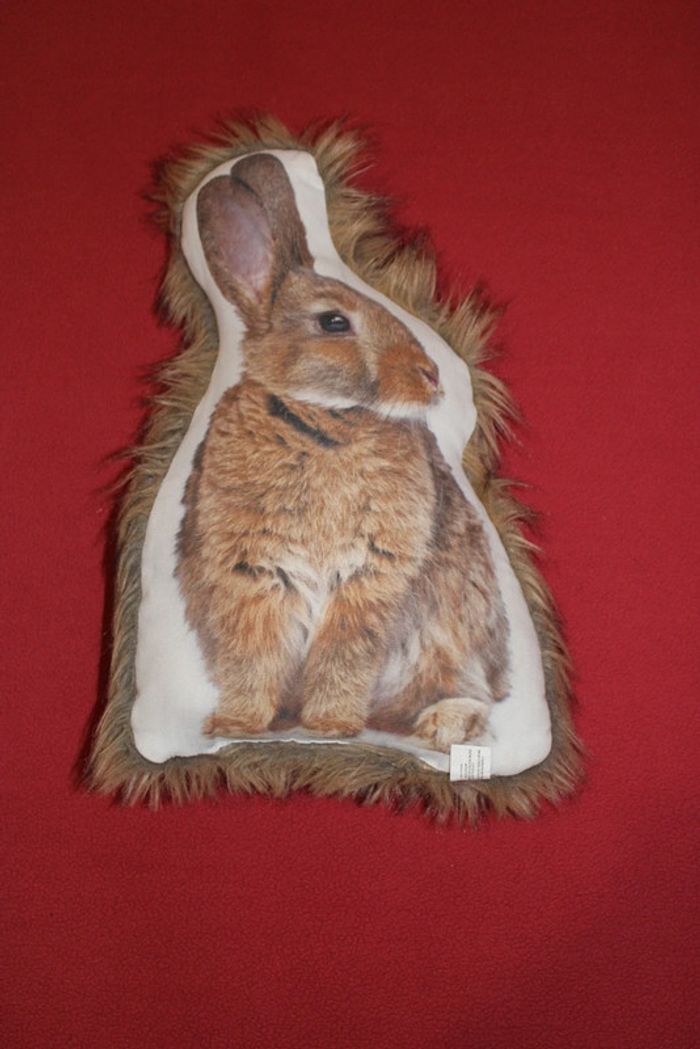 Coussin décoratif lapin - photo numéro 3