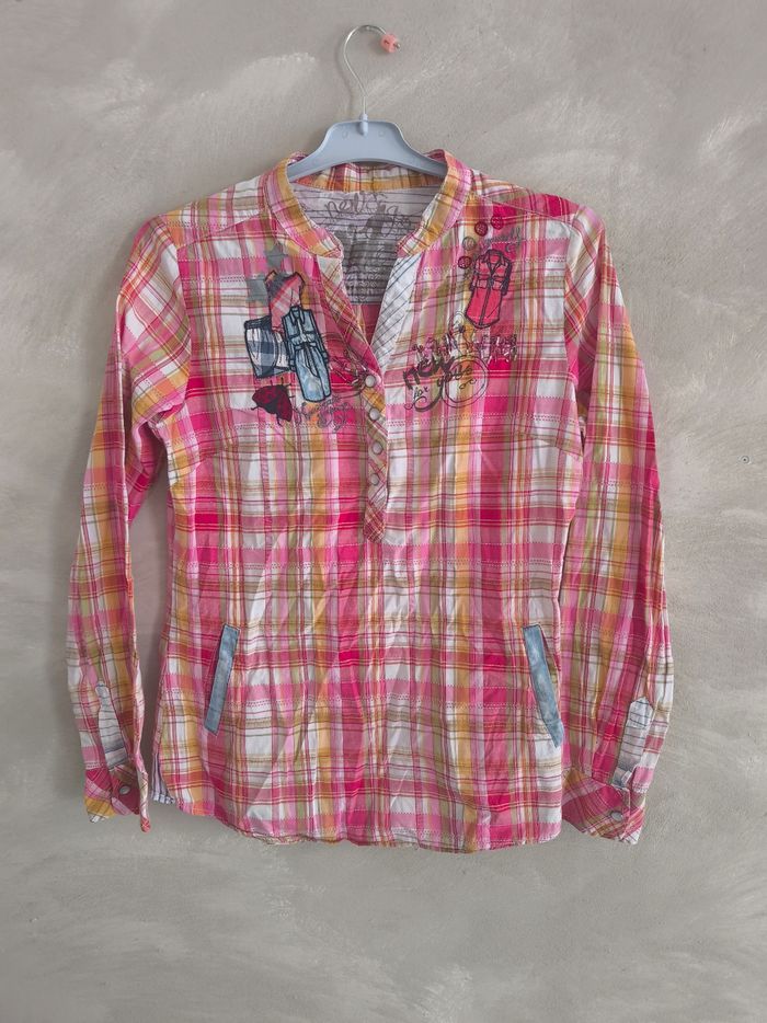 Chemise Rose orangé Desigual taille S