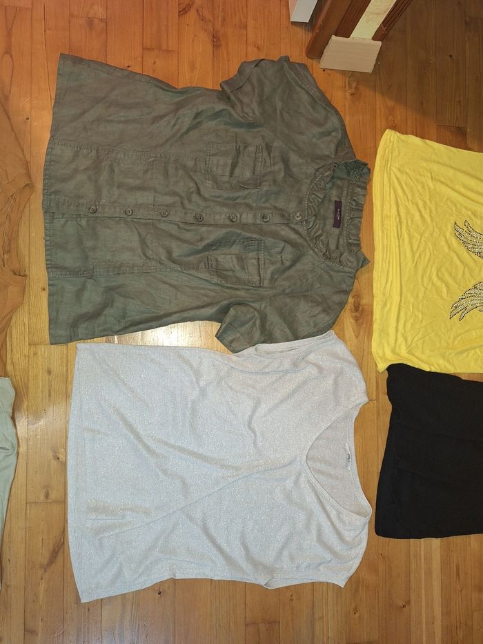 Lot 7 t-shirts  femme taille L - photo numéro 3
