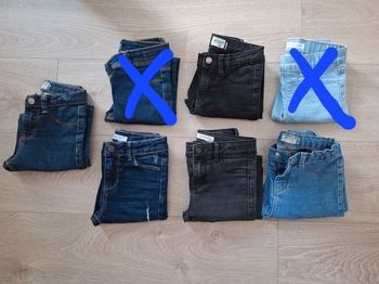 Lot de 5 pantalons jeans Kiabi 7 ans fille