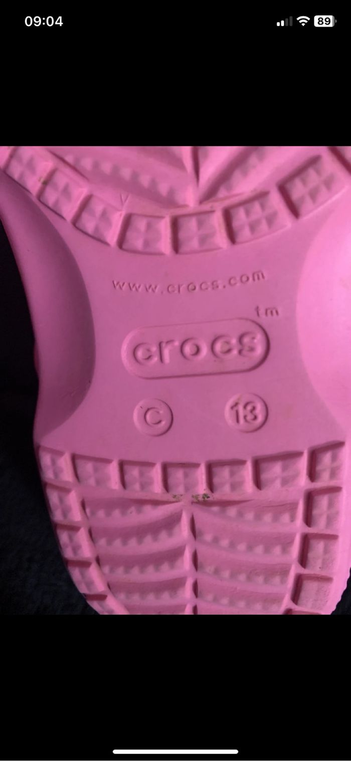 Sabots Crocs roses - photo numéro 7