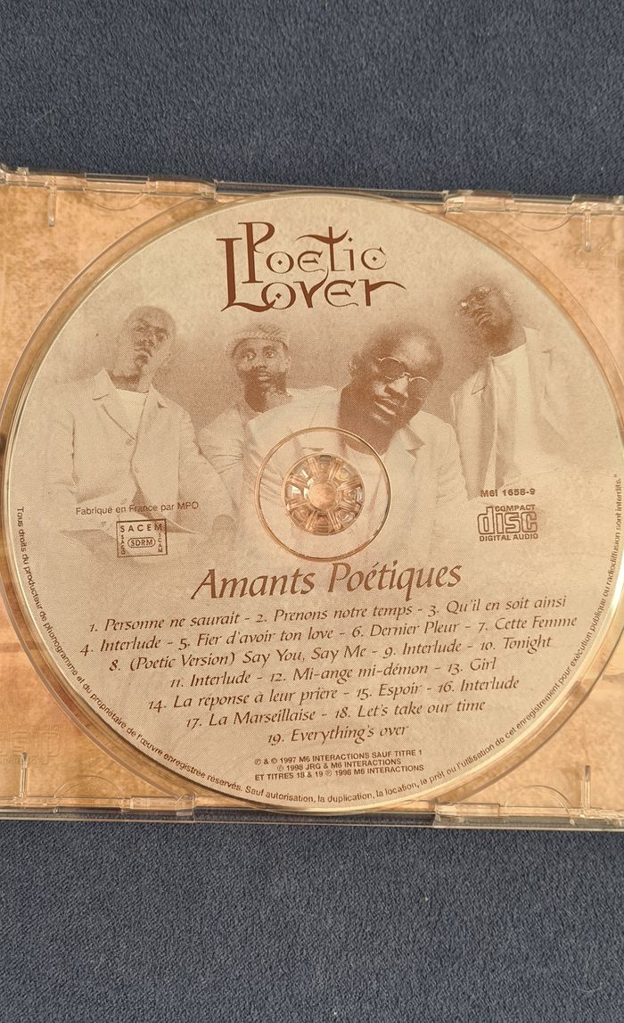 CD Poetic Lover - Amants poétiques - photo numéro 4