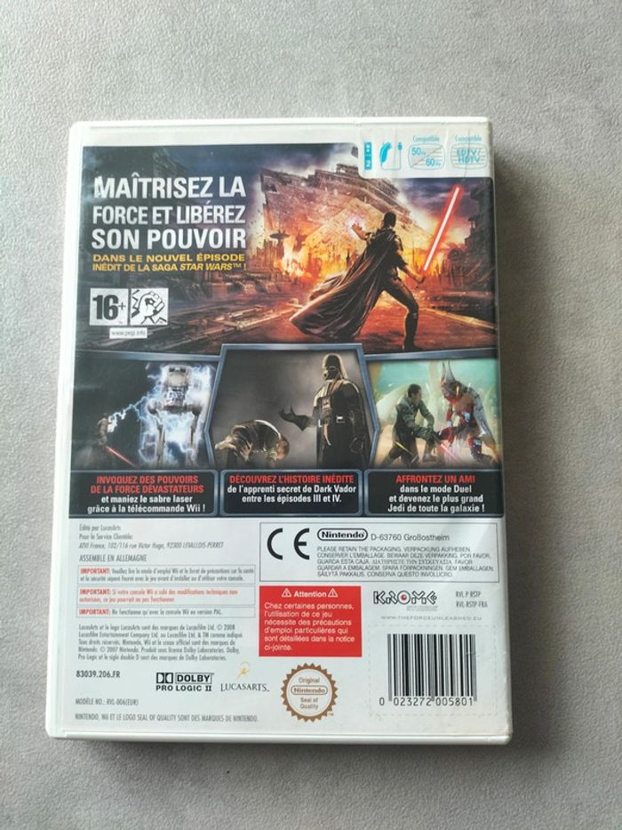 Jeu Wii – Star Wars : Le Pouvoir de la Force - photo numéro 2
