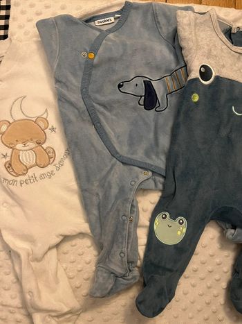 Lot pyjamas en velour