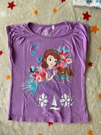 Tee-shirt Manches Courtes Disney Lila 116 cm