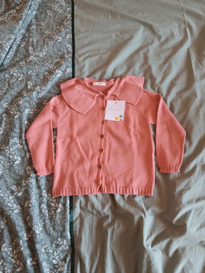 Gilet en coton Little Celebs taille 2 ans neuf avec étiquettes
