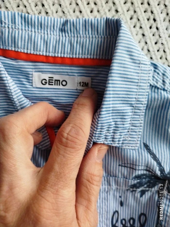Chemise Gémo 12 mois - photo numéro 2