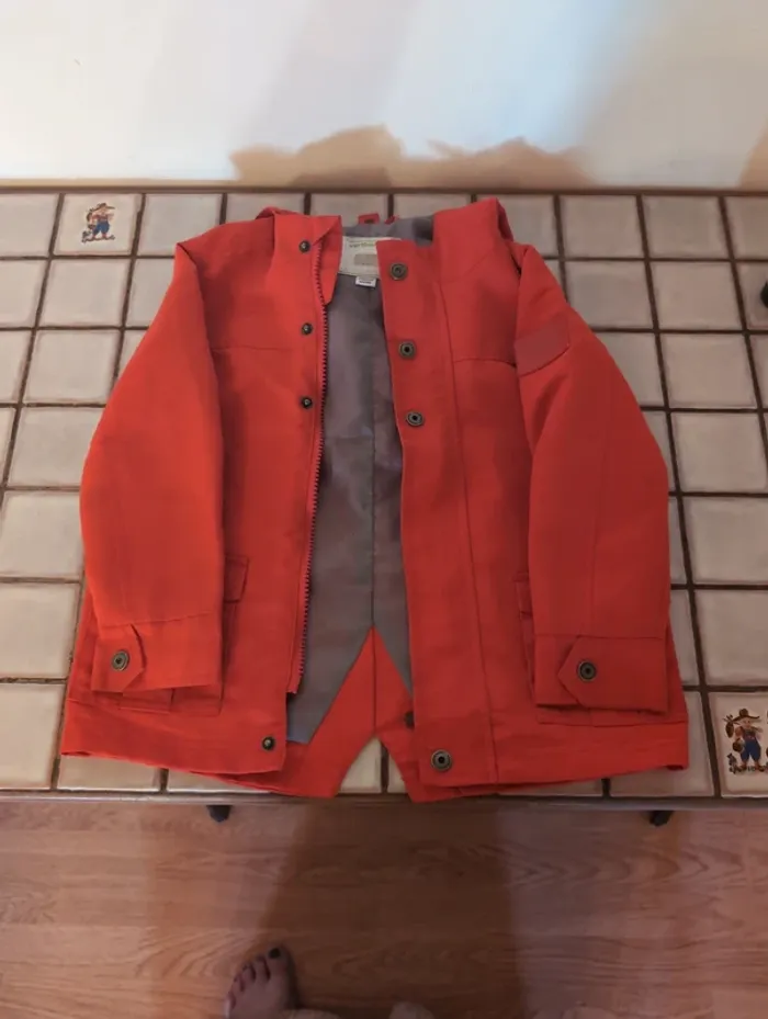 Veste légère rouge Verbaudet 4 ans - photo numéro 4