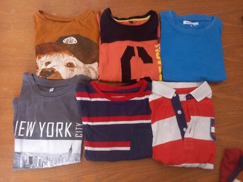 Lot tee shirt manche longue