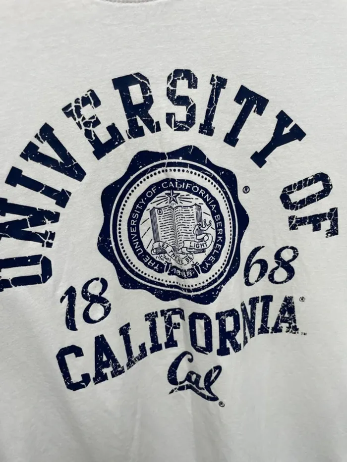 Varsity T-shirt University of California Mens Size Medium - photo numéro 3