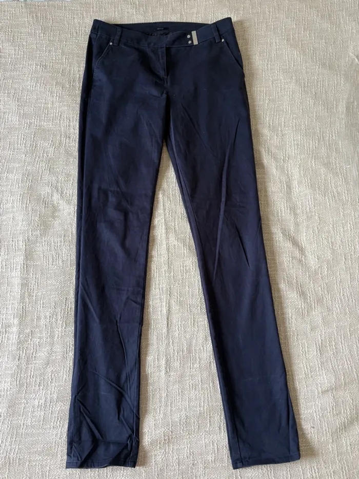 Pantalon chino IKKS bleu marine – Taille 36