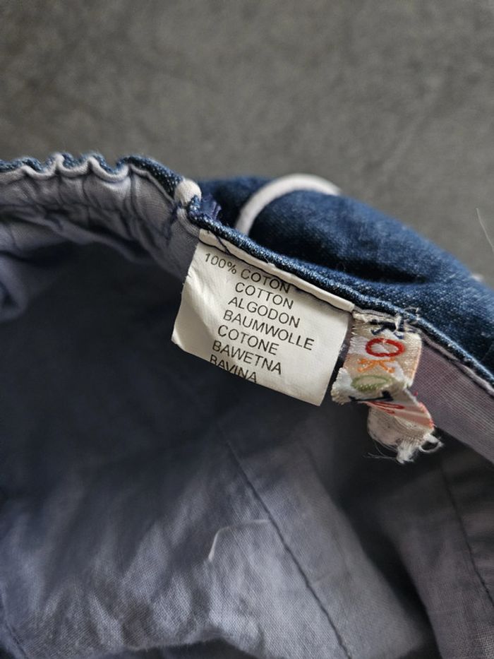 Casquette été bébé - Taille 24/48 mois (51cm) - Kokodo - Bleu jean - photo numéro 2