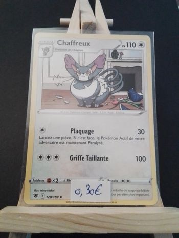 Carte Pokémon Chaffreux 128/189