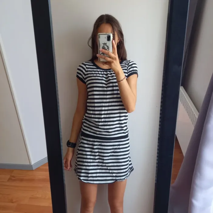 Robe sergent major à rayures - photo numéro 5