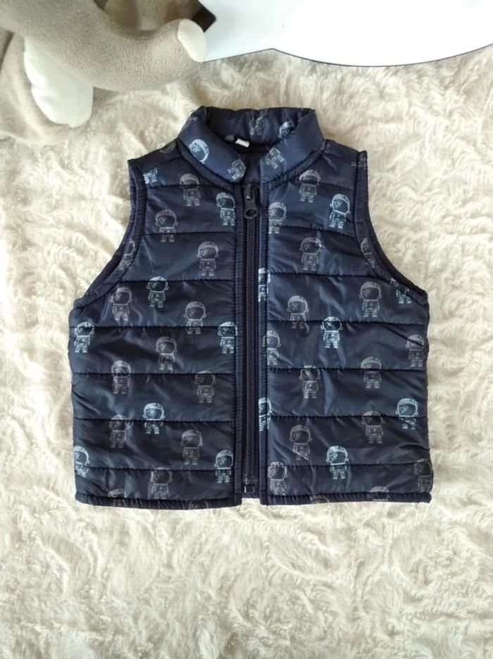 Blouson veste sans manche Garçon 3 mois Astronaute - photo numéro 2