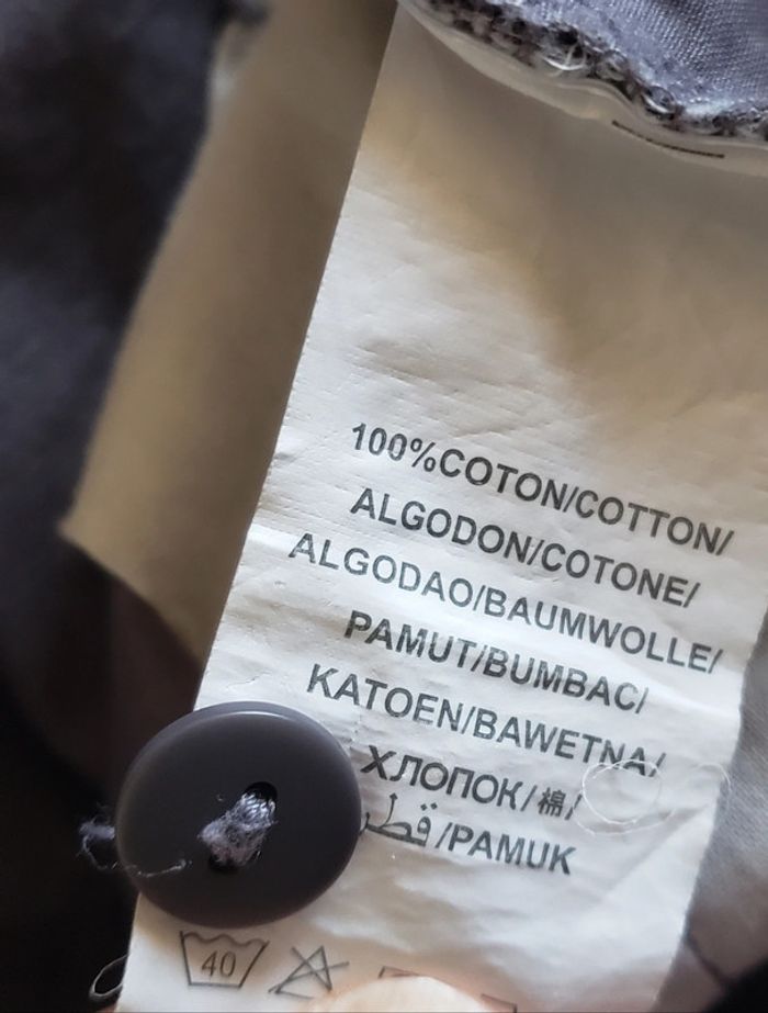 Jupe grise motifs blancs taille 8 ans - photo numéro 4