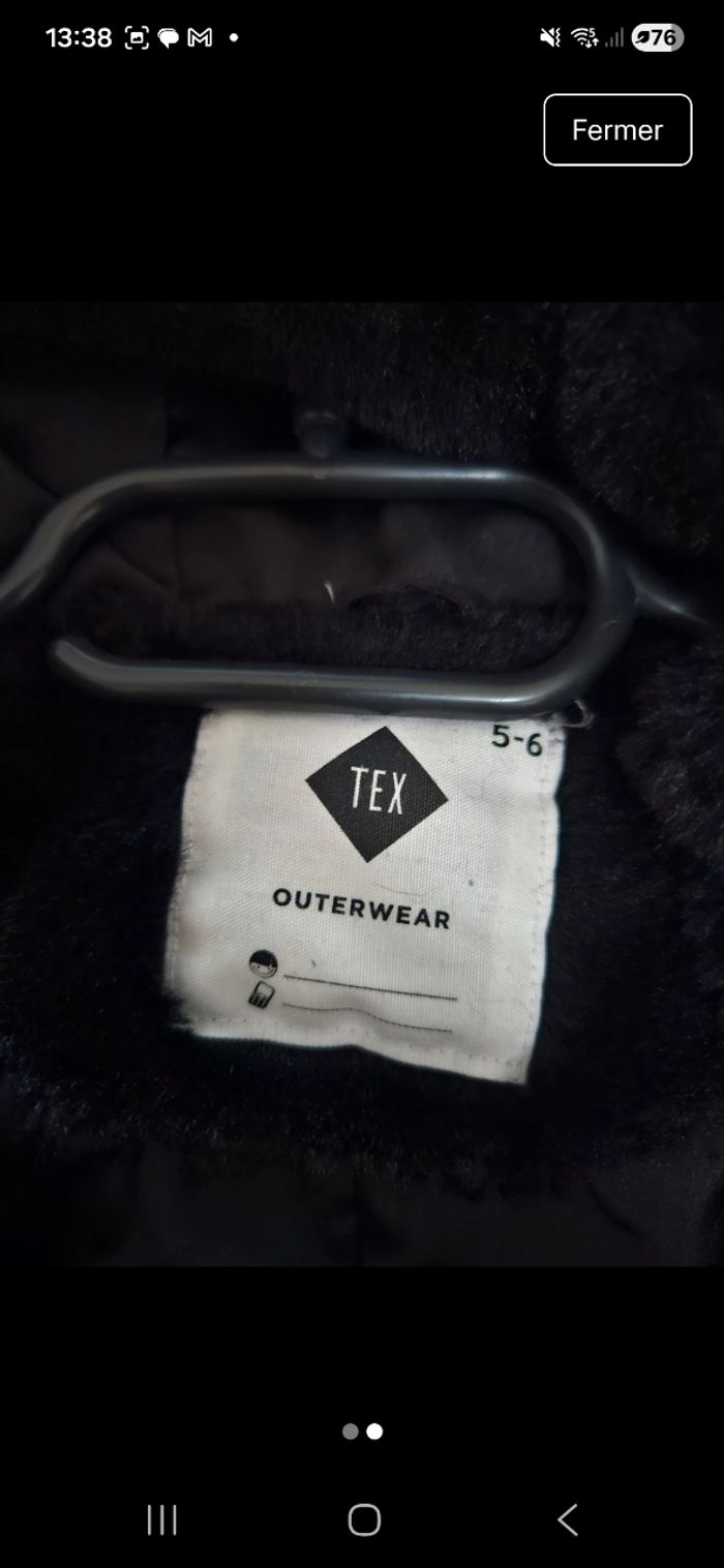 Manteau fausse fourure - photo numéro 2