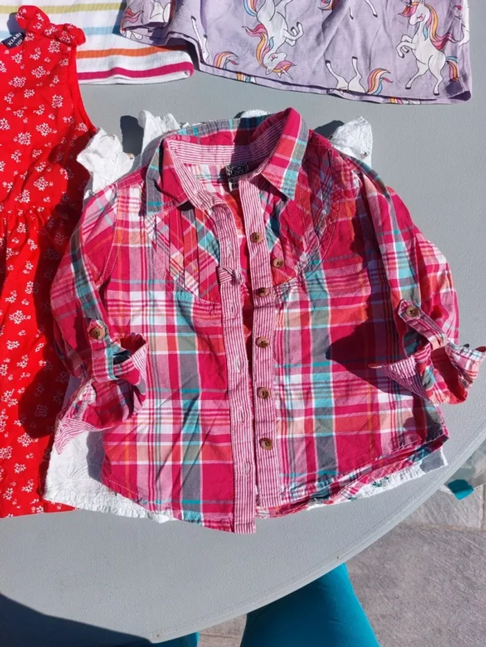 Lot mi saison été 2 ans robes chemisiers - photo numéro 10