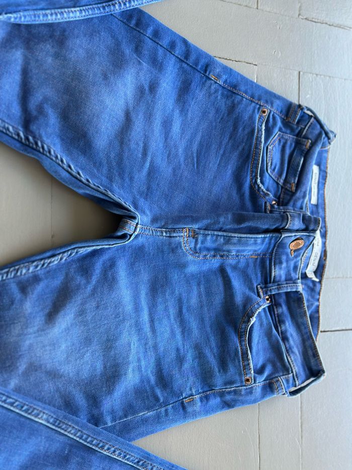 Magnifique jean bleu Bershka denim taille 36 - photo numéro 5