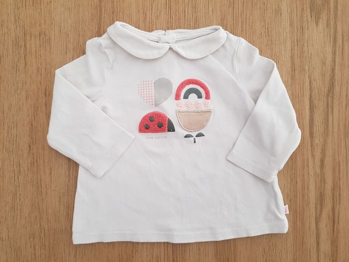 T-shirt manches longues 3 mois - photo numéro 2