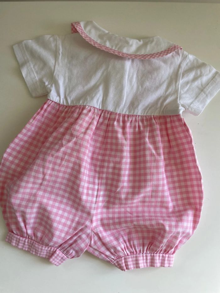 Combi short bébé rose - photo numéro 2