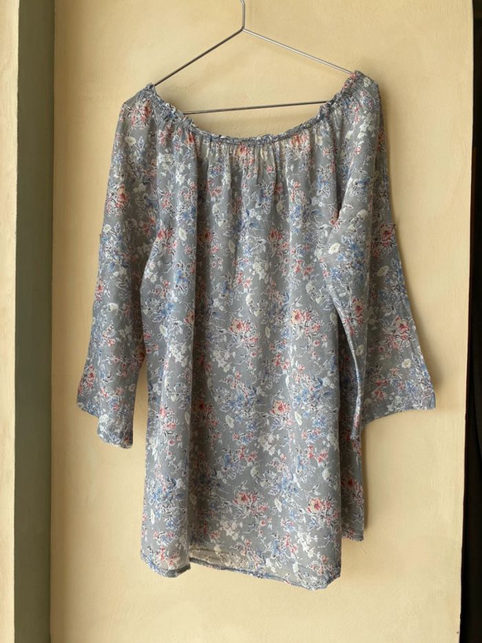 Lot de 2 blouses fleuries M&G XL - photo numéro 6