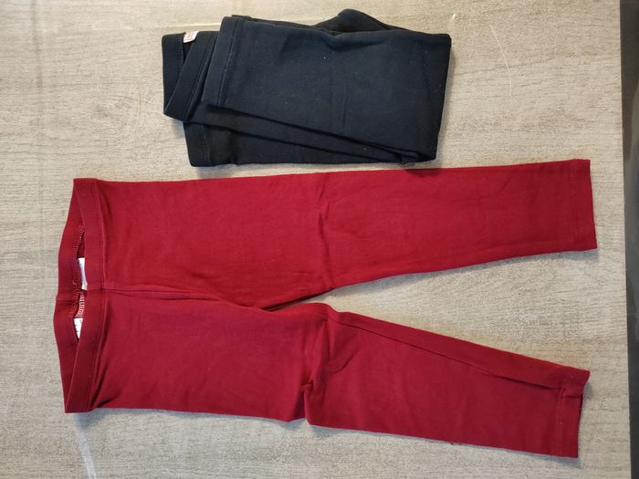 2 leggings chauds