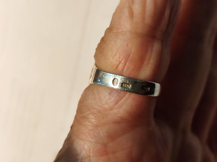 Bague manchette chic en argent - photo numéro 3