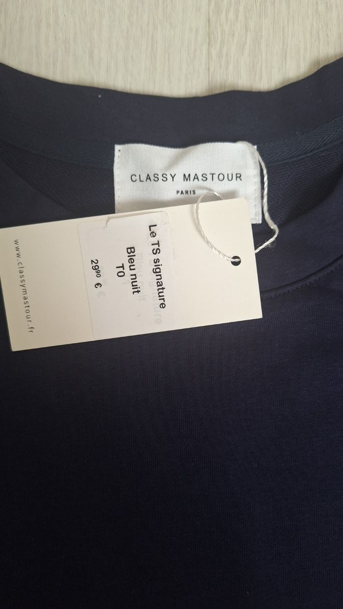 T-Shirt Pull Polo Sweat CLassy Mastour T 0 bleu - photo numéro 4