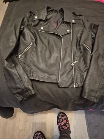 Blouson simili cuir Morgan 