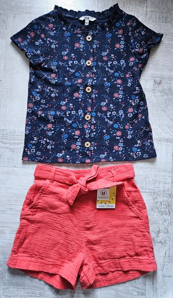 Ensemble 6.7 ans fille été 