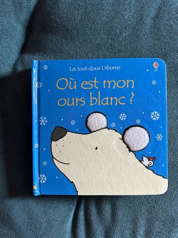 Livre texture à toucher « où est mon ours blanc »