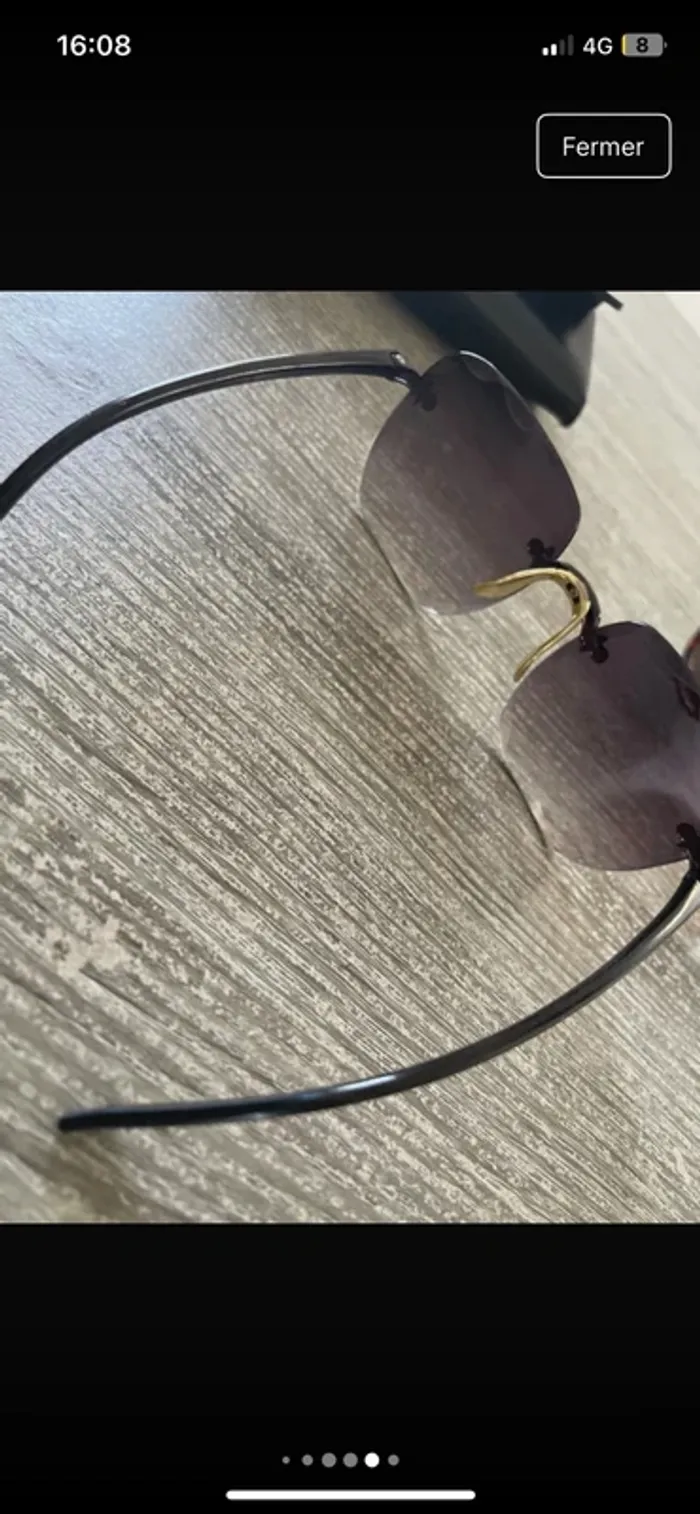 Superbe lot de 2 paires de lunettes de soleil fantaisie neuves - photo numéro 12