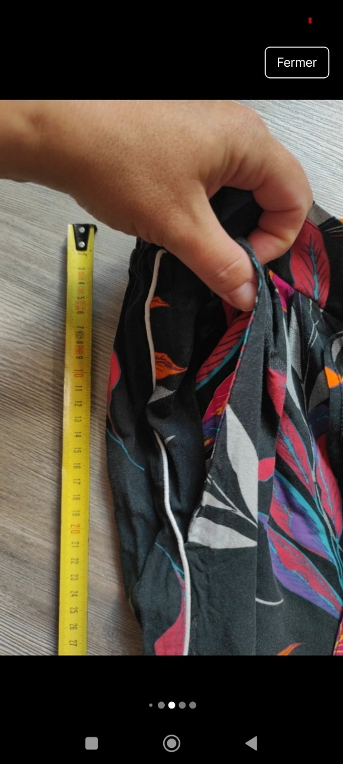 Pantalon fin femme Camaïeu imprimé - photo numéro 4