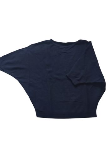 Pull bleu marine coton S / M