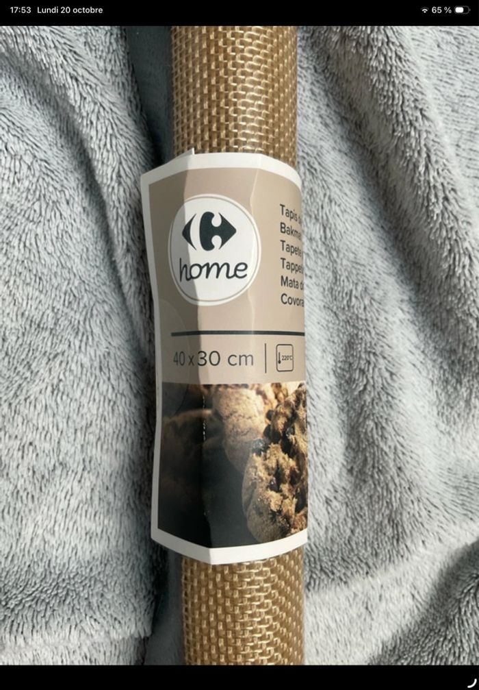 Tapis de cuisson 40x30cm Carrefour Home neuf - photo numéro 2