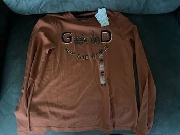 Tee shirt marron caramel neuf