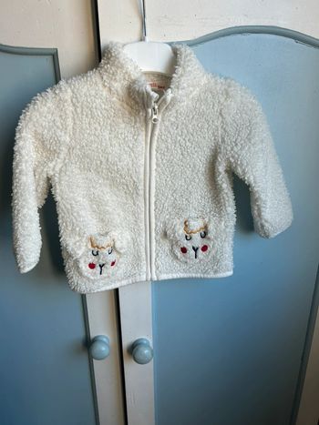 Veste polaire, mouton, dpam, 6 mois