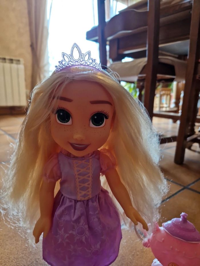 Poupée raiponce service thé - photo numéro 2